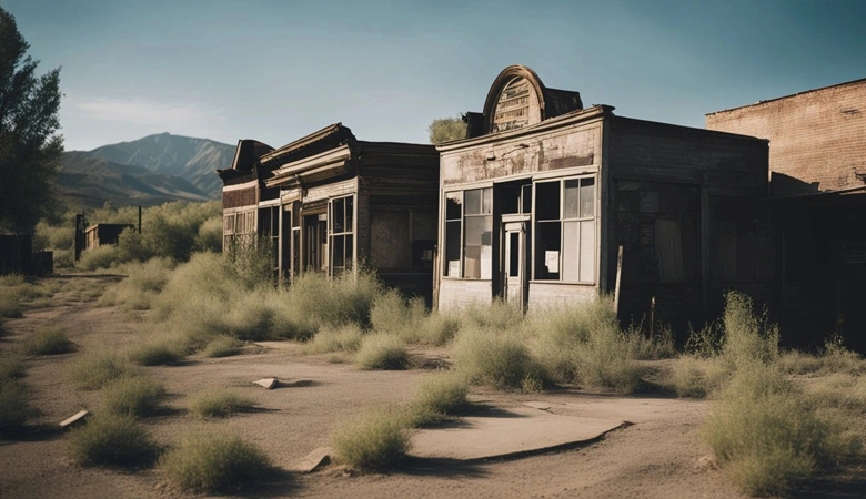 Venturing Through Ghost Towns of Forgotten Times